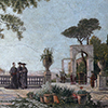 Image of mosaic titled Gardens of the Vatican