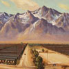 Image of painting titled Mt. Williamson and the Manzanar Barracks