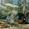 Image of painting titled Picket Guard Near Falmouth, VA, March 17, 1863