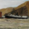 Image of painting titled (Grounding of the Steamer Alameda on the Rocks at Fort Point, San Francisco)