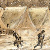 Image of painting titled Winter Quarters, Wolf Run Shoals, Va. 1863 