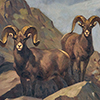 Image of painting titled Rocky Mountain Big Horn Sheep