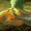 Image of painting titled Mount Mazama Before Collapse (2 of 3)