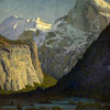 Image of painting titled Winter Evening in Yosemite Valley