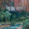 Image of painting titled Late Afternoon in Zion Canyon