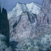 Image of painting titled Moonlight in Zion Canyon