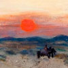 Image of painting titled And The Sun Went Down (Arizona Desert)