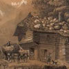 Image of painting titled (Landscape of Swiss Chalet)