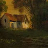 Image of painting titled (House on a River Bank)