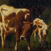 Image of painting titled Cattle and Landscape