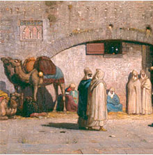 Arab Caravansery - Samuel Colman