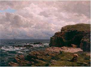 Maine Coast on a Summer Afternoon - James C. Nicoll