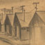 Looming Mountains and Barrack Rows at Manzanar Looming Mountains and Barrack Rows at Manzanar