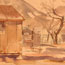 Manzanar Barracks and Mt. Williamson Manzanar Barracks and Mt. Williamson