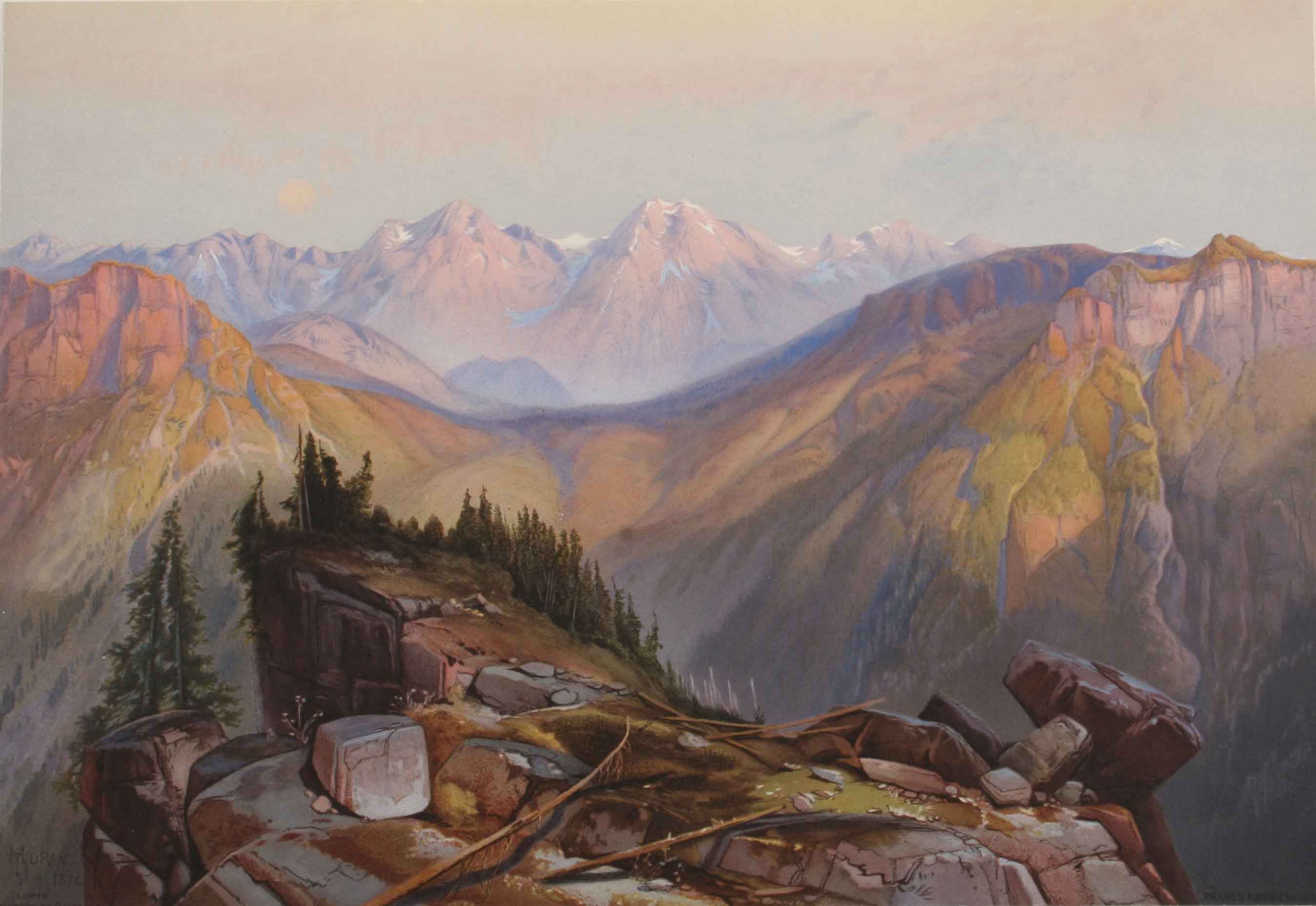 Image of Painting titled Lower Yellowstone Range