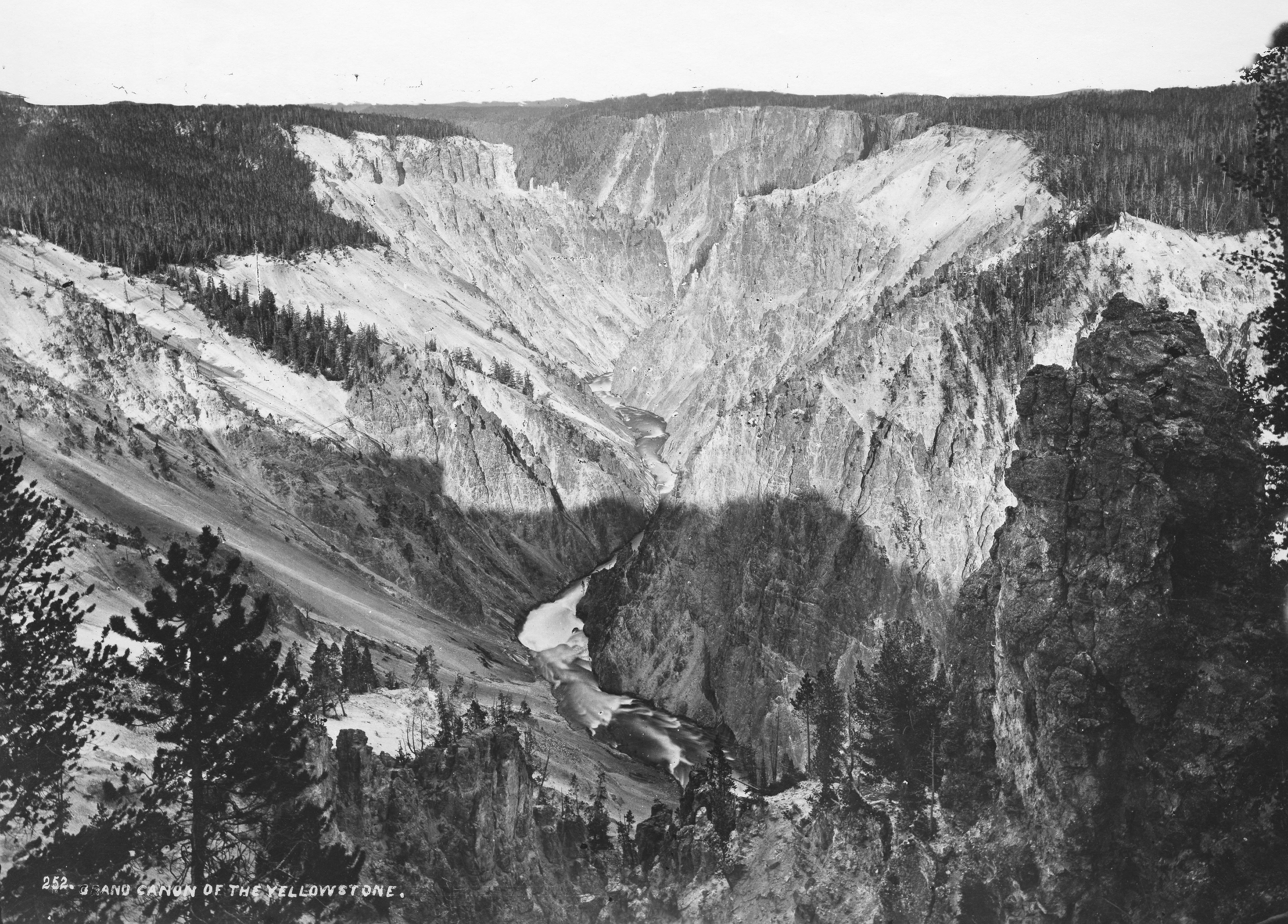 Image of Photograph titled Grand Canyon of the Yellowstone