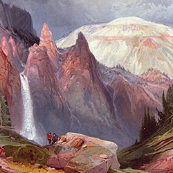 Tower Falls and Sulphur Mountain, Yellowstone