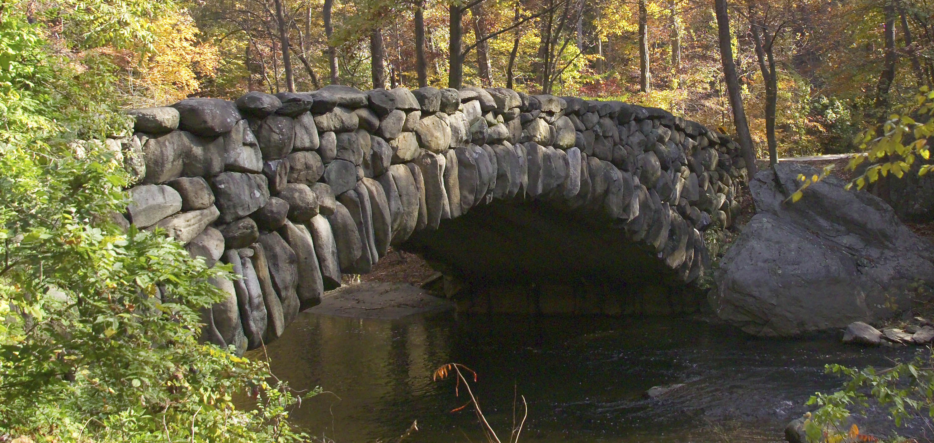 Stone bridge in Rock Creek Park