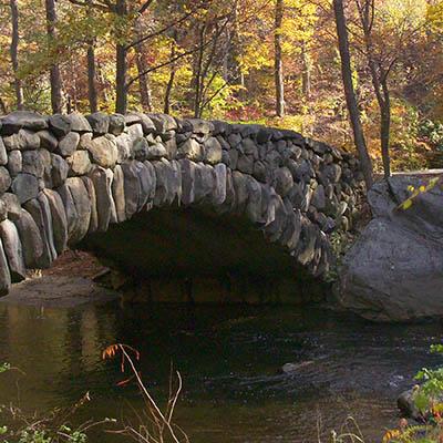 Stone bridge in Rock Creek Park