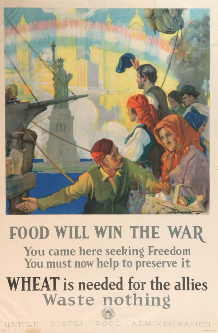 Poster titled Food Will Win the War