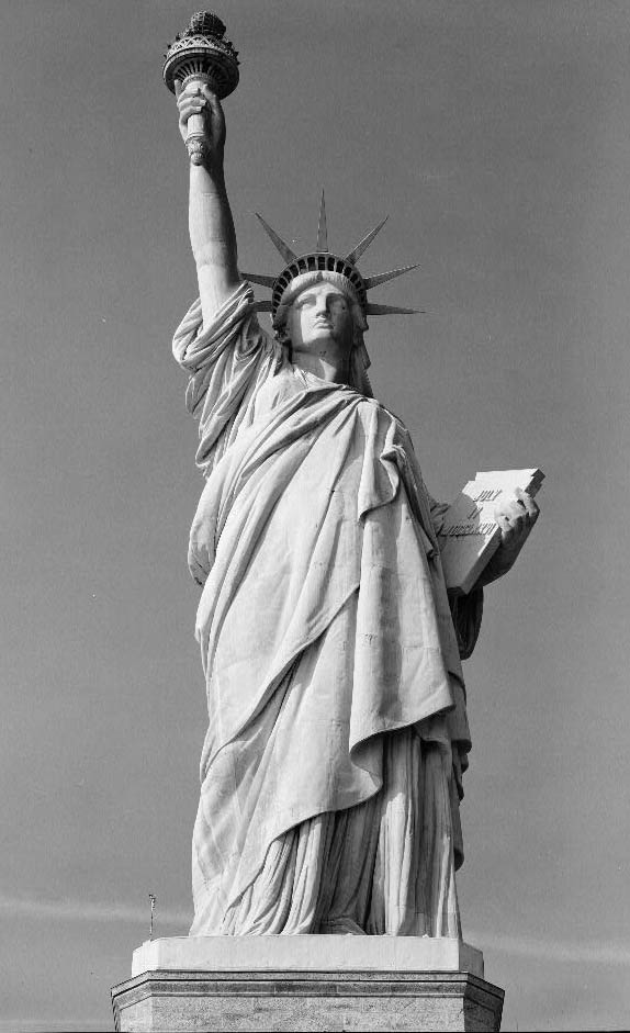 Statue of Liberty front view