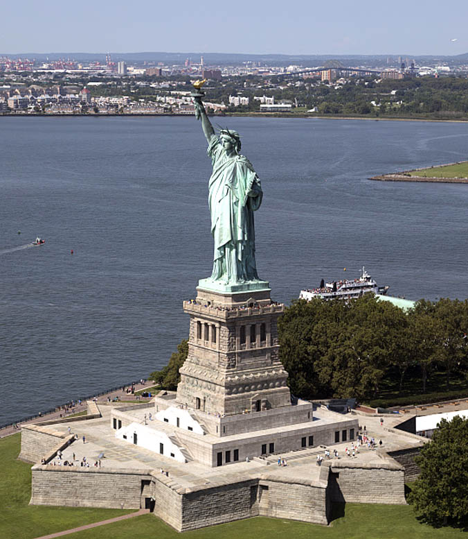 Statue of Liberty on Ellis Island