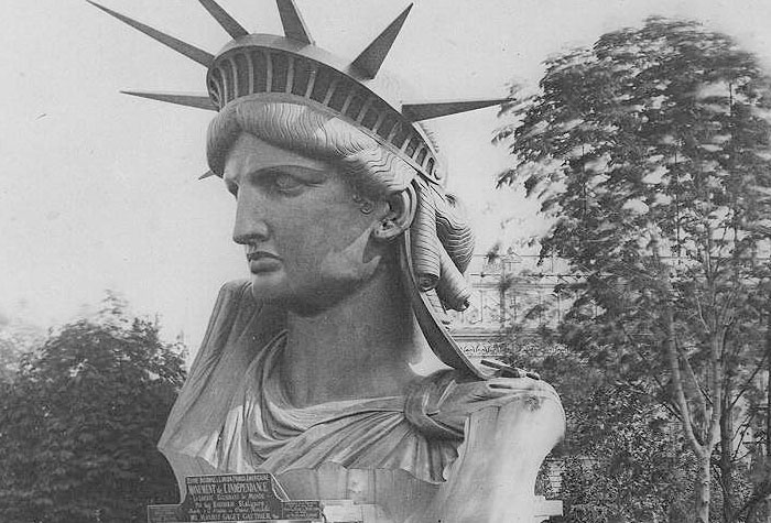 
Head of Statue of Liberty in Paris