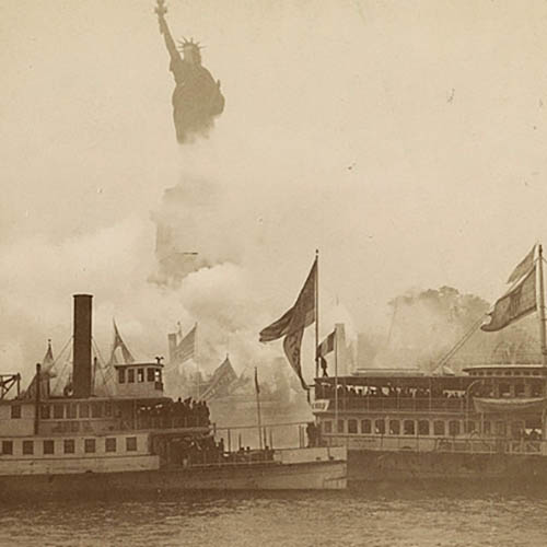 Liberty Enlightening the World - Inauguration of the Bartholdi Statue