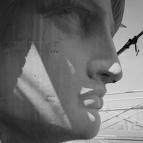 Statue of Liberty side profile