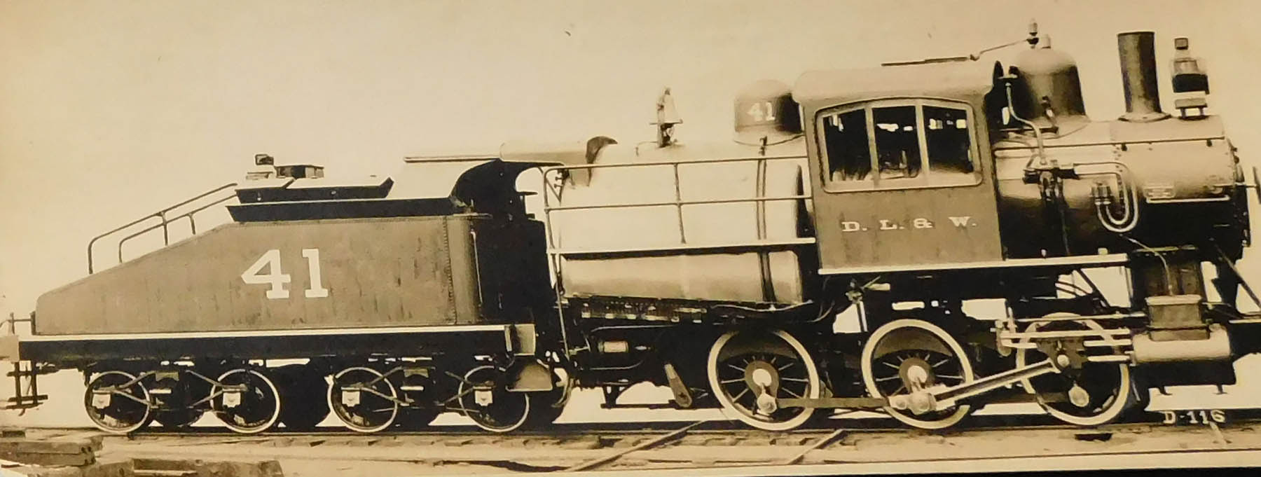 (D.L &W. Railroad locomotive number 832