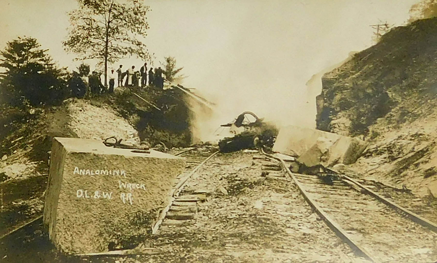 Analomink Wreck D.L.&W. R.R.
