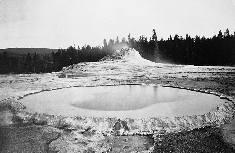 Castle Geyser and Crested Pool, Upper Geyser Basin