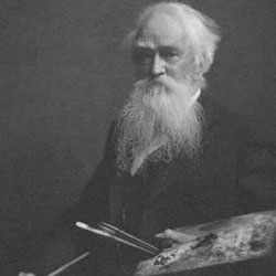 Portrait of Artist Thomas Moran in Later Years