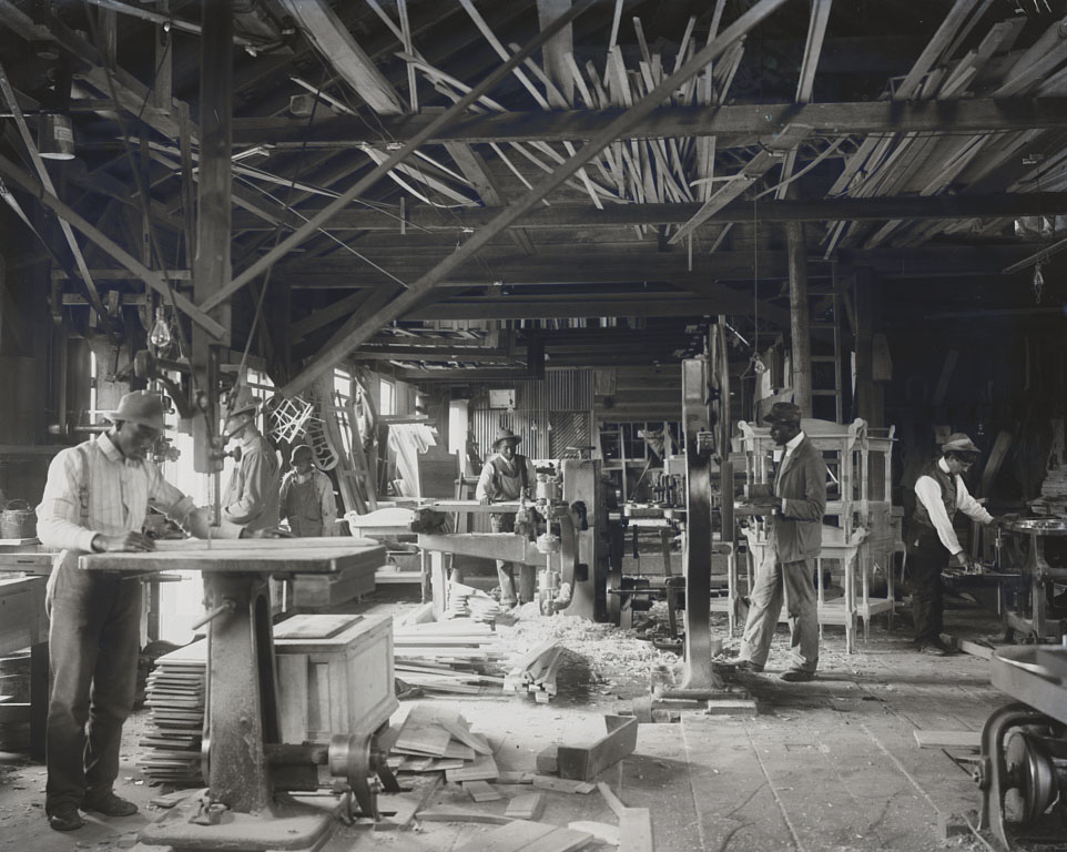 Wood workshop at Tuskegee Institute