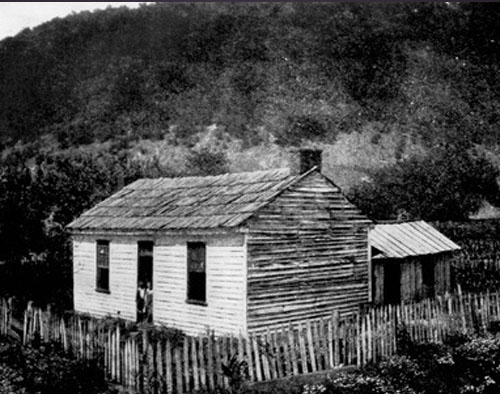 The home from which Booker T. Washington went to Hampton.