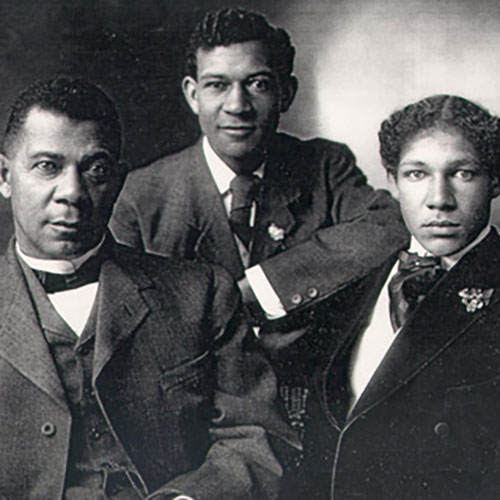 Booker T. Washington and sons
