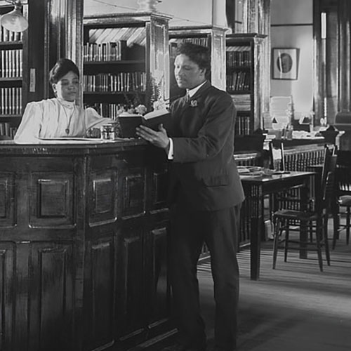 Library interior at Tuskegee Institute