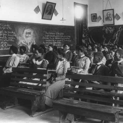 Mathematics class at Tuskegee Institute