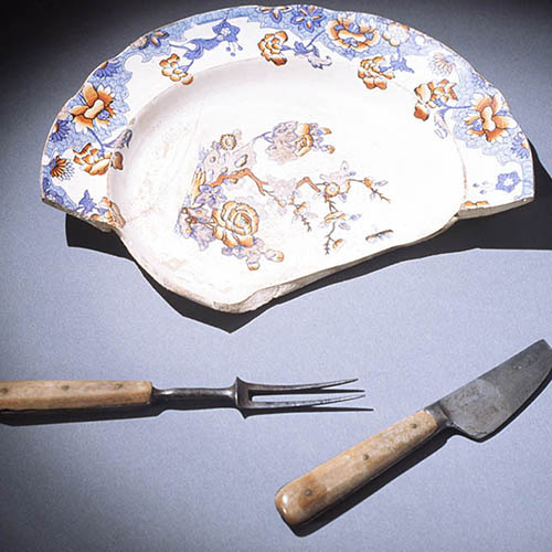 Knife, Fork, and Plate