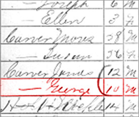 Carver's Birth Certificate