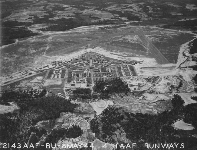 Photograph Aerial view of Tuskegee Army Air Field