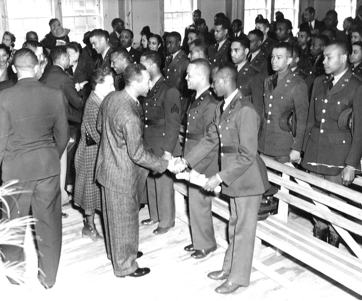 Photograph of Graduation Day at Tuskegee Army Air Field