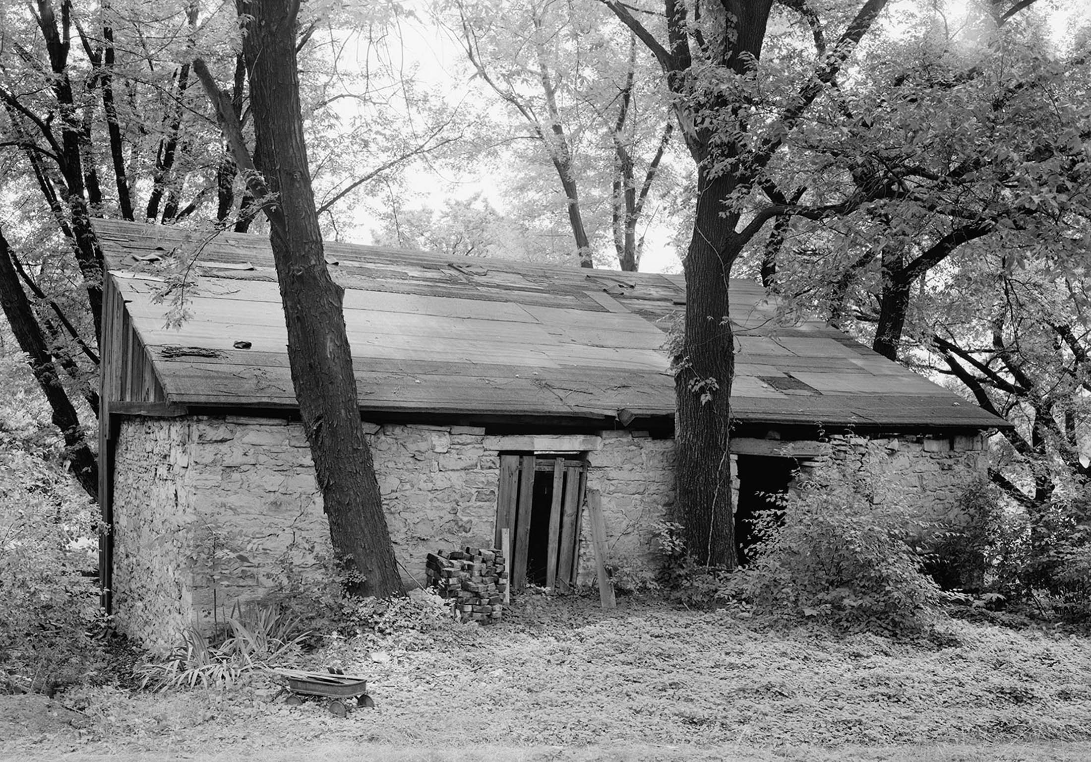 White Haven, Slave Quarters, View from Northeast