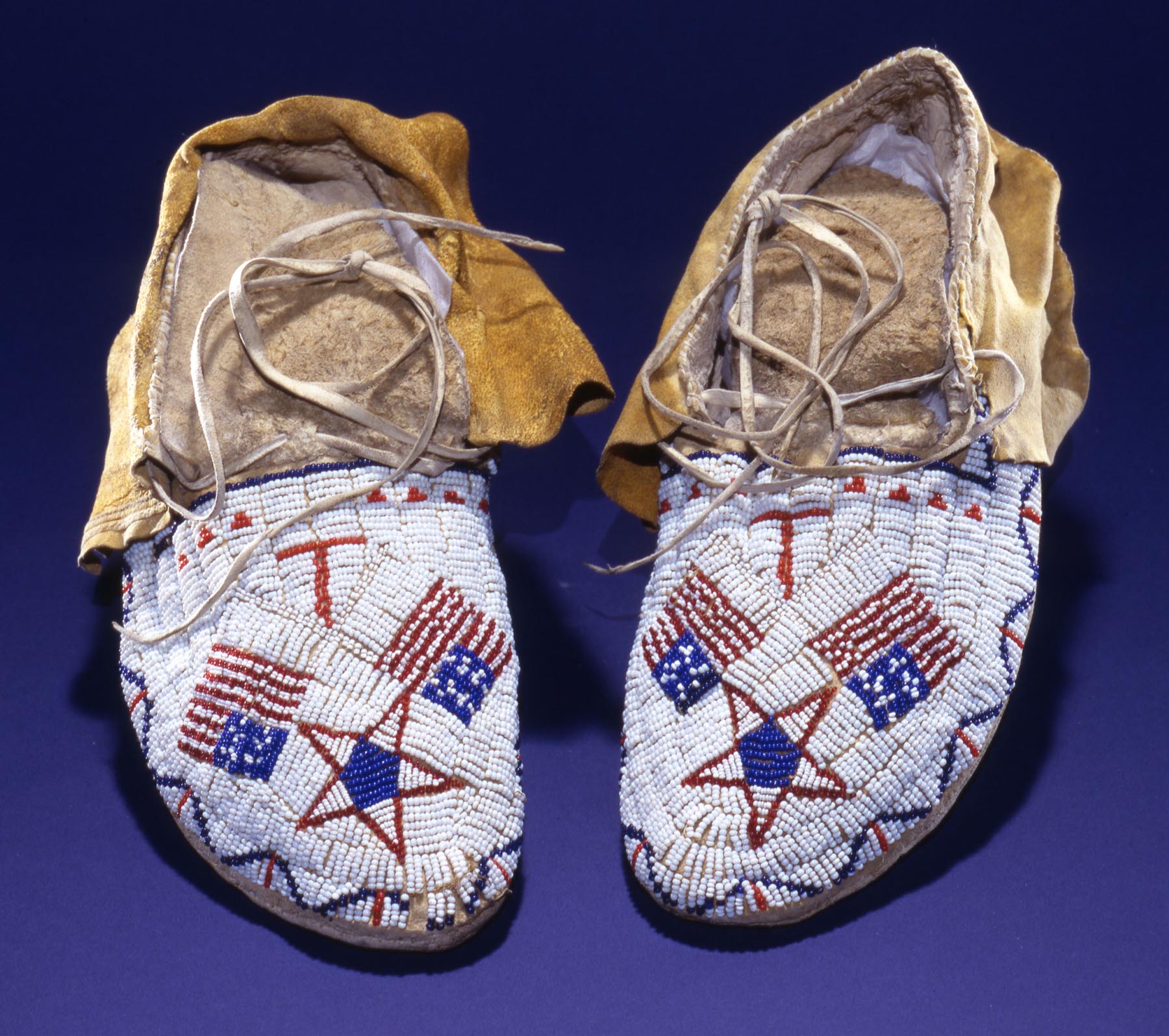 American Flag Moccasins