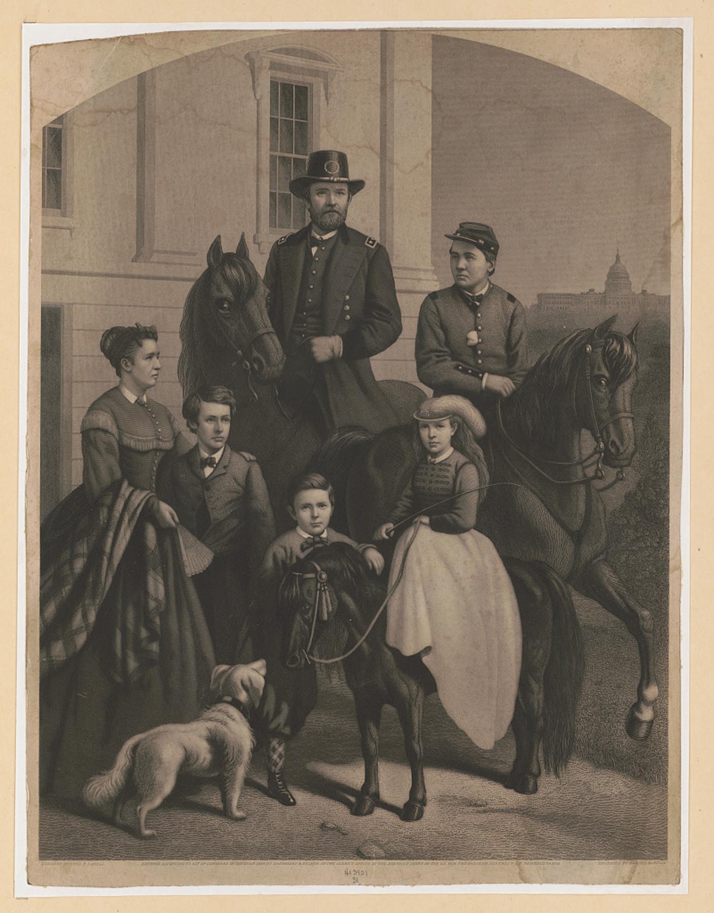 General Grant & his family