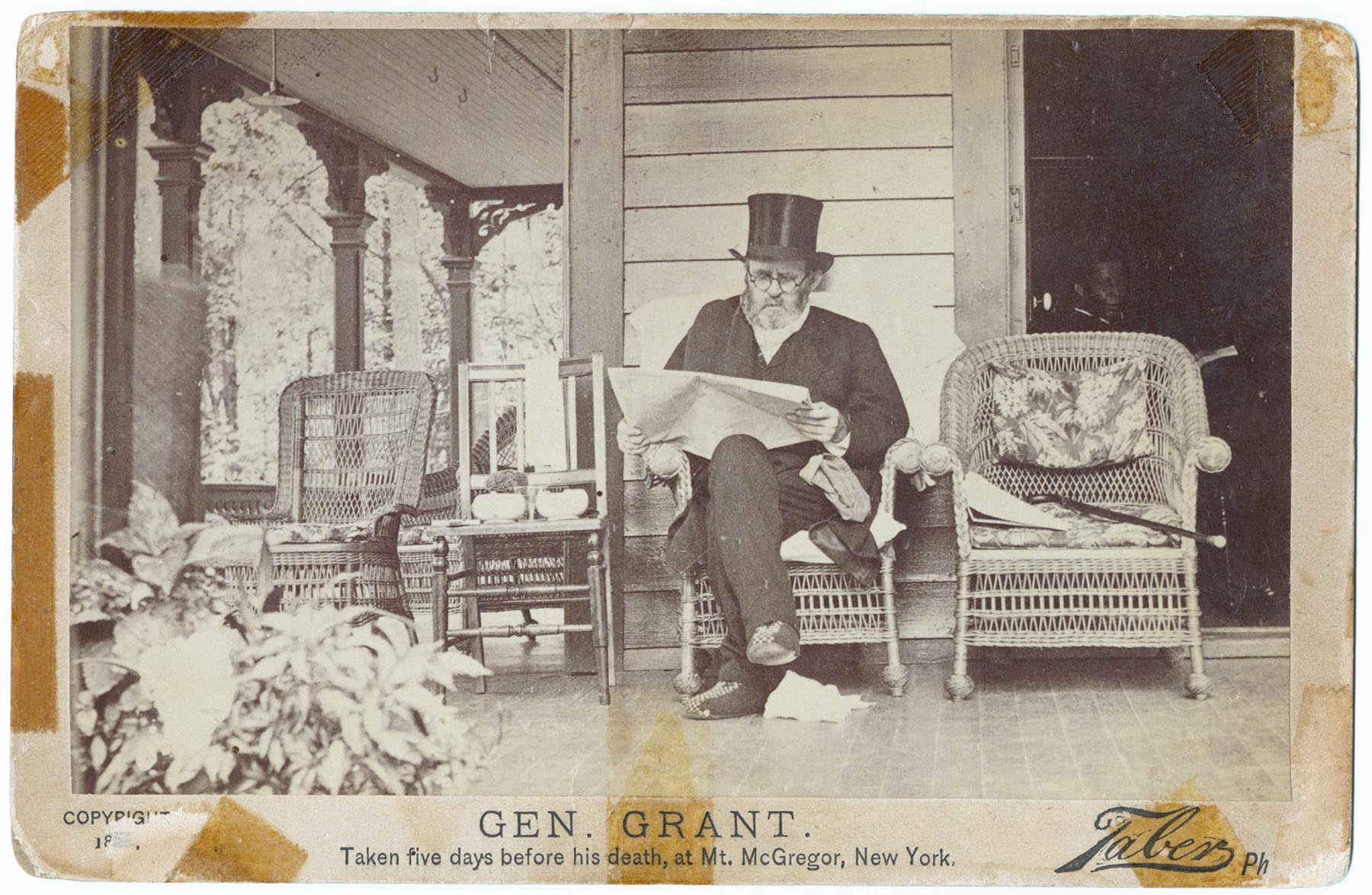 Gen. Grant - Taken five days before his death at Mt. McGregor, New York