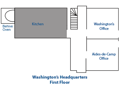 Image of Washington's Headquarters First Floorplan