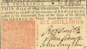 18th Century Currency Photo Gallery 