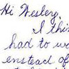 Image of Letter from Wesley Vietzke's Sister Kathleen