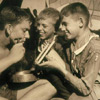 Image of Photograph of Three Boy Scouts